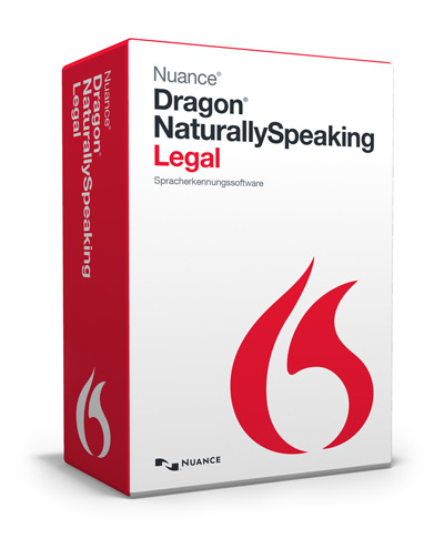 Boxshot: Nuance Dragon NaturallySpeaking Legal